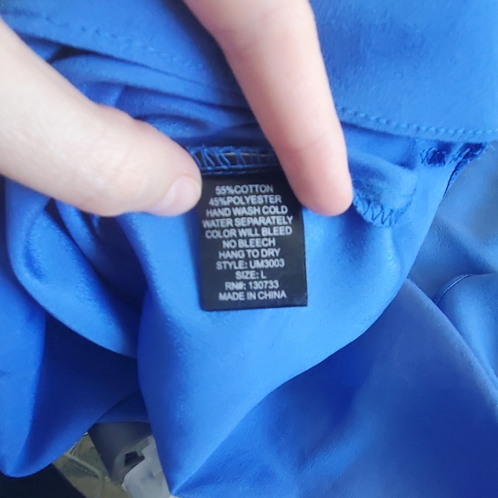 Blue Ruffle Dress - Picture 5 of 5